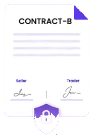 Contract B: seller and trader